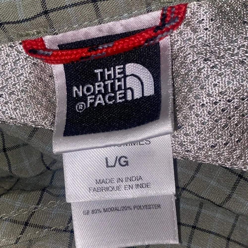 The North Face Olive Checkered Casual Shirt